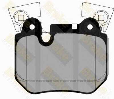 BRAKE ENGINEERING pa1831 -  Комплект тормозных колодок, дисковый тормоз